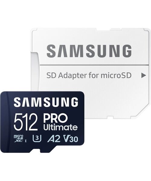 Samsung micro SDXC 512GB PRO Ultimate + SD adaptér