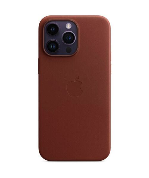 MPPQ3FE/A Apple Kožený Kryt vč. MagSafe pro iPhone 14 Pro Max Umber