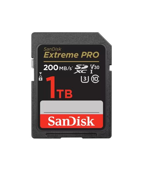 SanDisk Extreme PRO/SDXC/1TB/UHS-I U3 / Class 10/Černá