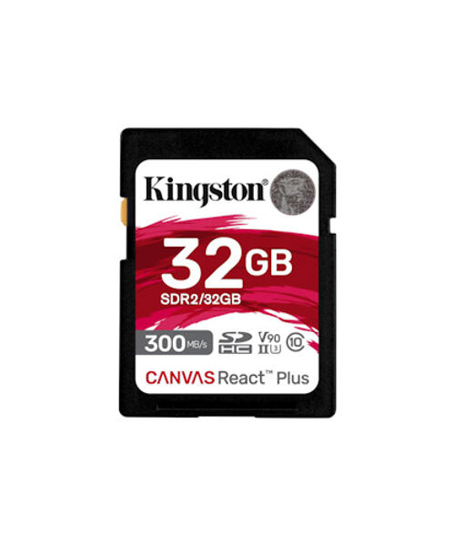 Kingston Canvas React Plus/SDXC/32GB/UHS-II U3 / Class 10