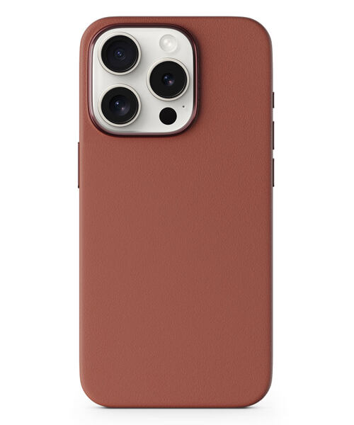 Epico Mag+ Leather Case iPhone 15 Plus Brown